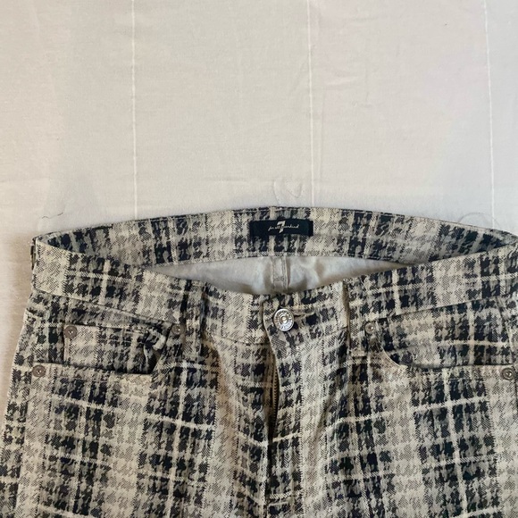 7 For All Mankind print jeans Size 28 - Picture 6 of 7